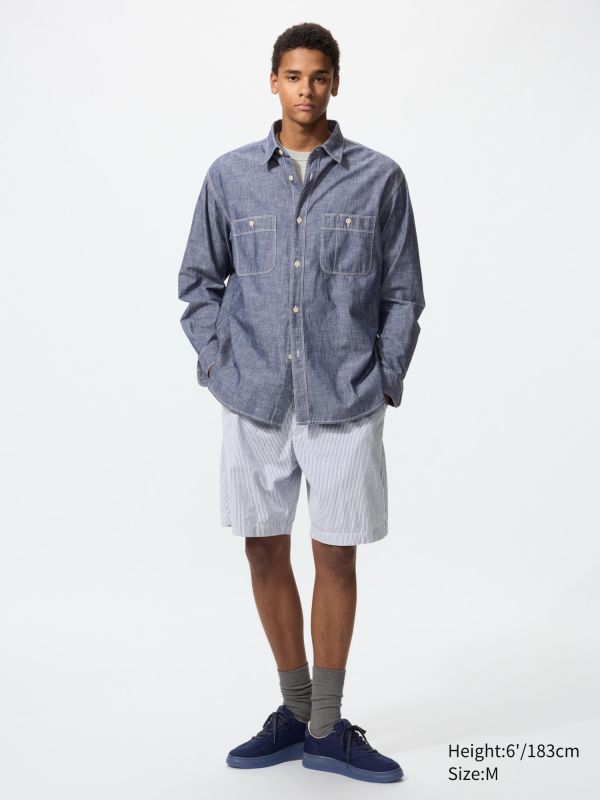 Stretch Easy Shorts | Seersucker | 8"