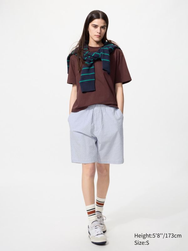 Stretch Easy Shorts | Seersucker | 8"