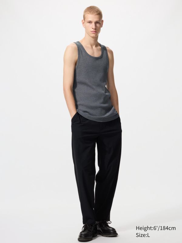 DRY Color Ribbed Tank Top