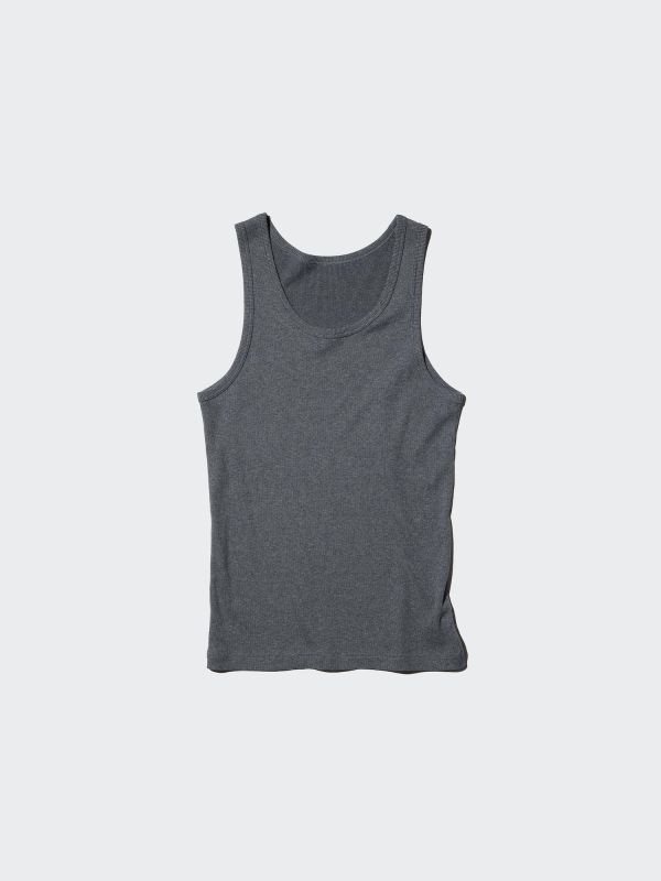 DRY Color Ribbed Tank Top