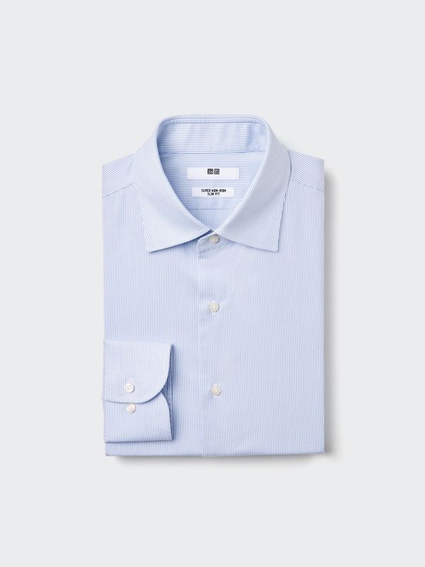Super Non-Iron Slim Shirt | Spread Collar | Striped