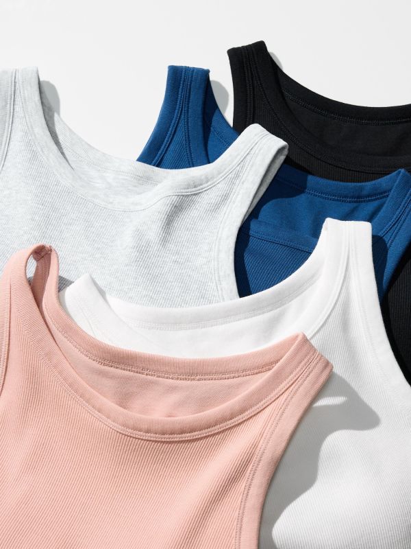 Ribbed Cropped Bra Top