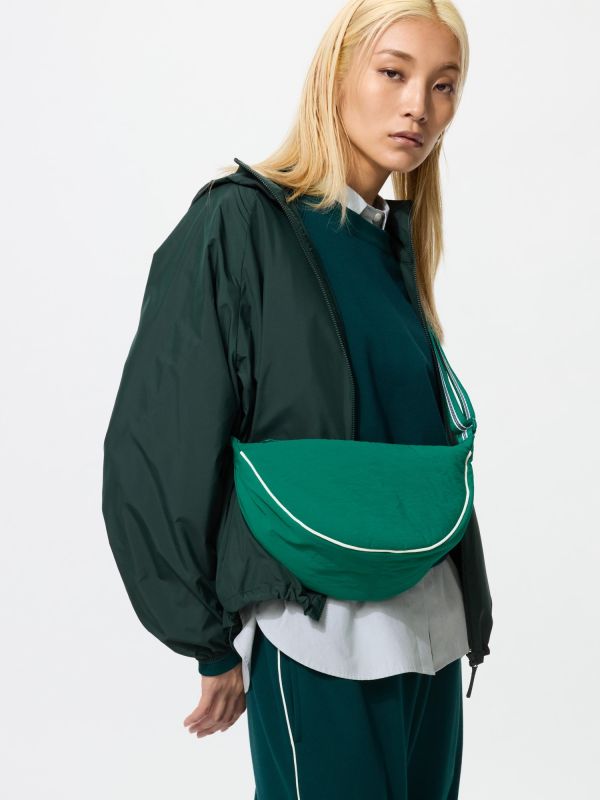 Round Mini Shoulder Bag | Striped