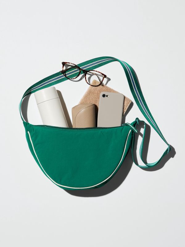 Round Mini Shoulder Bag | Striped