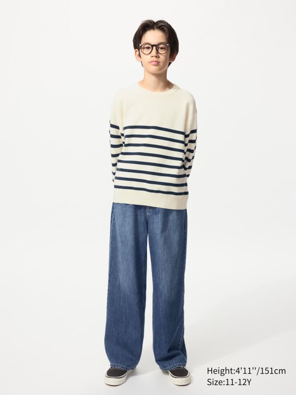 Washable Milano Ribbed Sweater | Striped