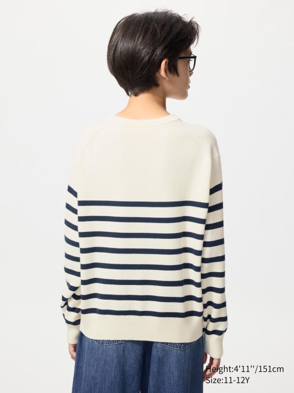 Washable Milano Ribbed Sweater | Striped