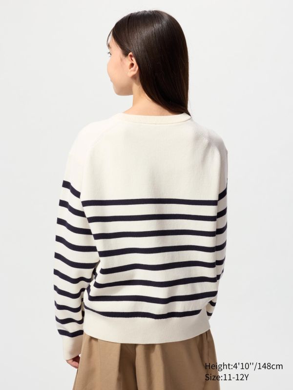 Washable Milano Ribbed Sweater | Striped