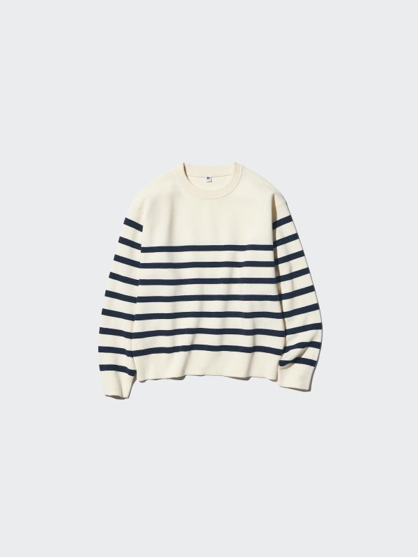 Washable Milano Ribbed Sweater | Striped