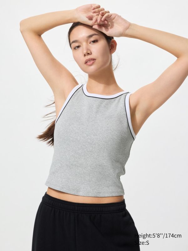Ribbed Cropped Bra Top | Ringer