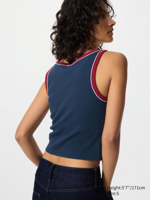 Ribbed Cropped Bra Top | Ringer