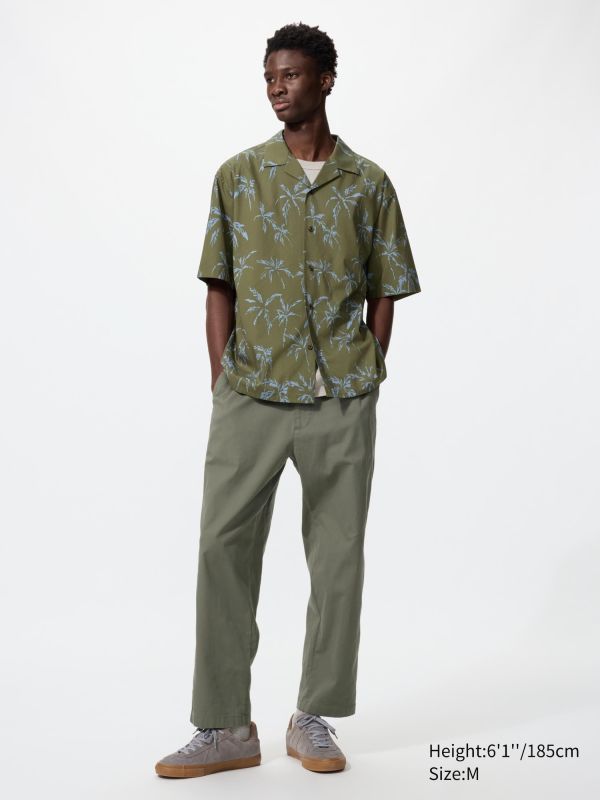 Open Collar Shirt | Short Sleeve | Printed