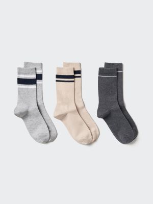 Ribbed Socks | 3 Pairs | Striped