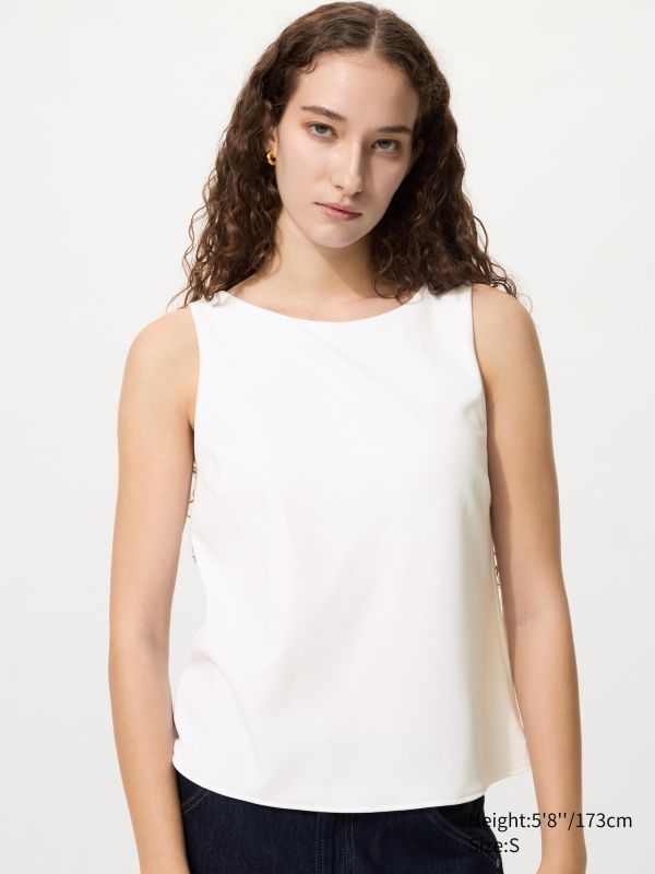 Crepe Jersey Boat Neck Bra Top
