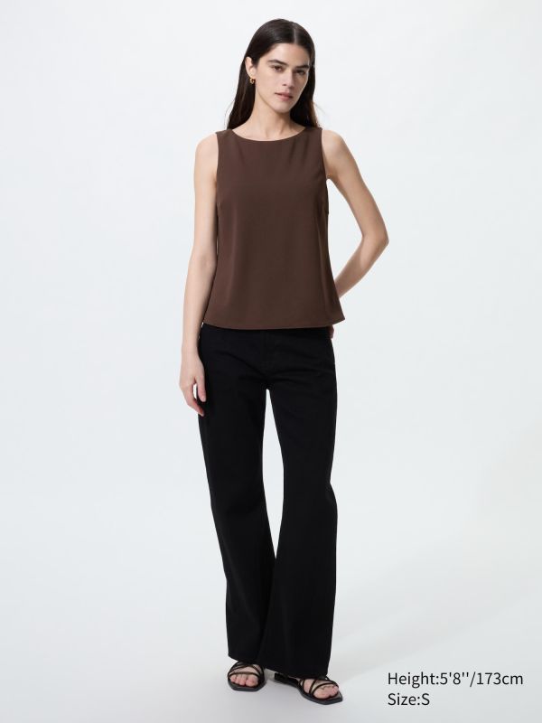 Crepe Jersey Boat Neck Bra Top