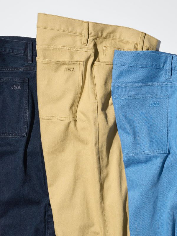 Wide Straight Color Jeans