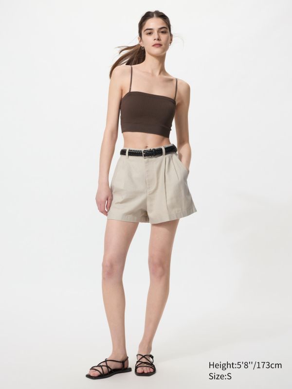 Wireless Bra Ribbed Bandeau