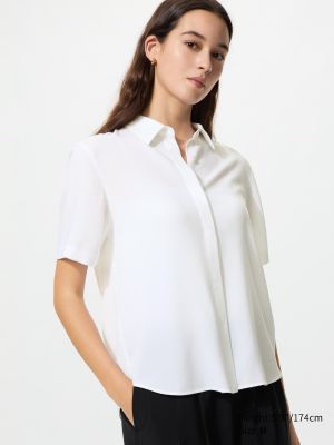 Rayon Short Sleeve Blouse