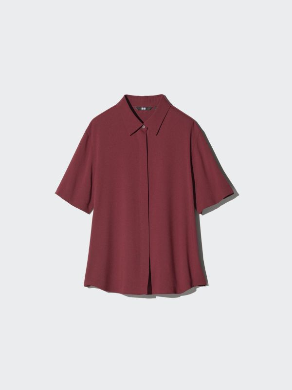 Rayon Short Sleeve Blouse