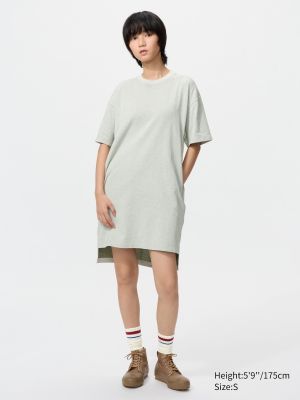 Oversized Bicolor T-Shirt Dress