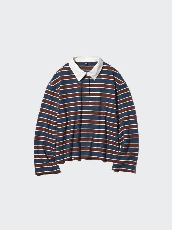 Washed Cotton Polo Shirt | Striped