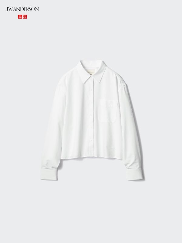 Oxford Boxy Cropped Shirt