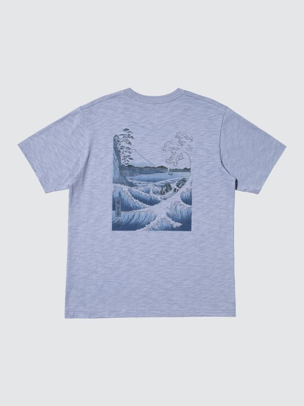 Ukiyo-e Blue UT Graphic T-Shirt