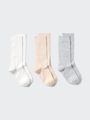 Wide Ribbed Socks | 3 Pairs