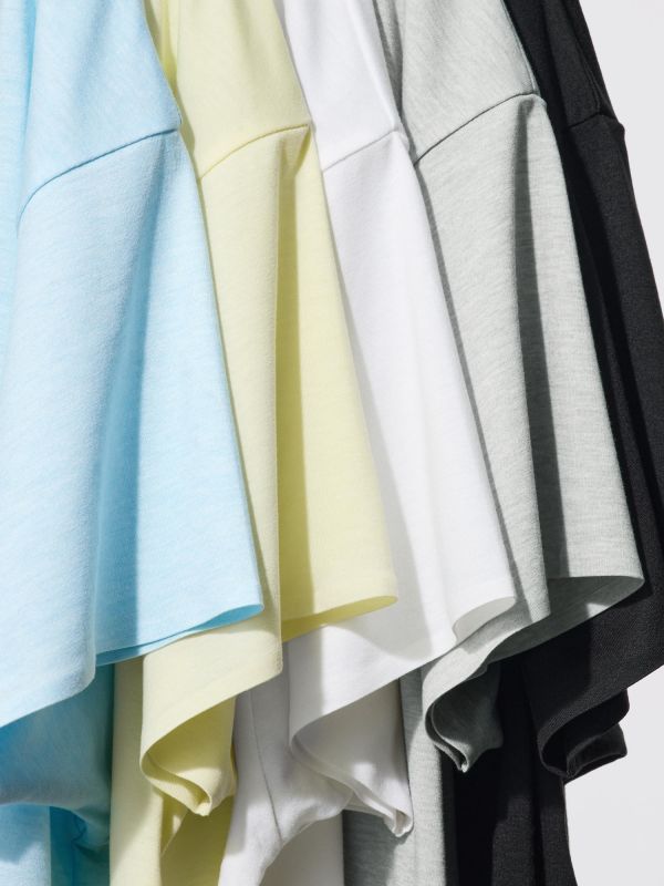 AIRism Relaxed V-Neck T-Shirt | 2 Way