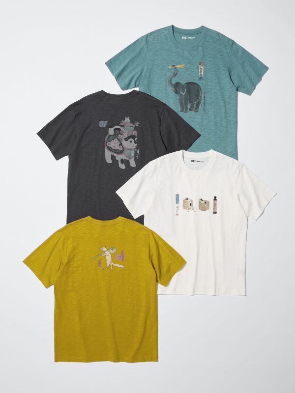 Ukiyo-e Animals UT Graphic T-Shirt