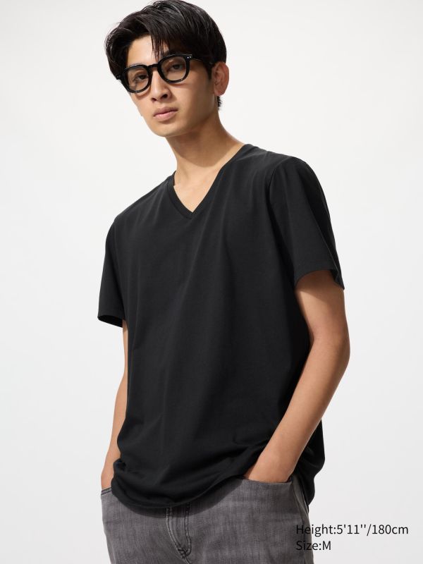 SUPIMA® Cotton V-Neck T-Shirt