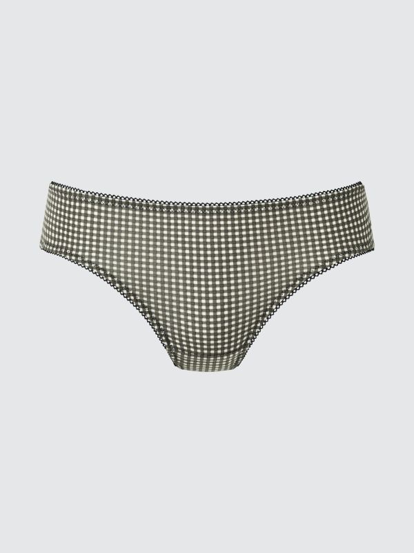 Mid-Rise Bikini Briefs | Gingham