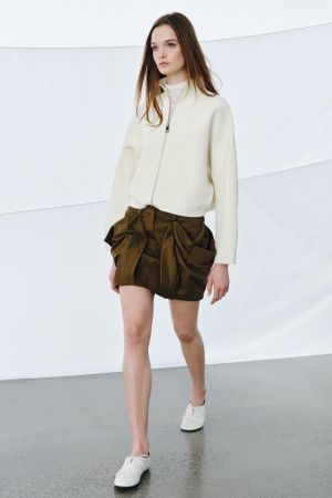 ZIPPER KNIT CARDIGAN