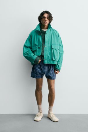 BOXY FIT FIREMAN CLASP JACKET