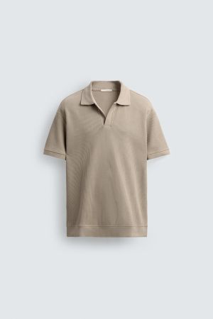 VERTICAL TEXTURED POLO
