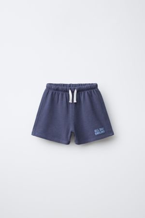 PLUSH TEXT SHORTS