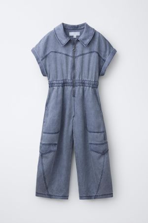 LONG FLOWY CARGO JUMPSUIT