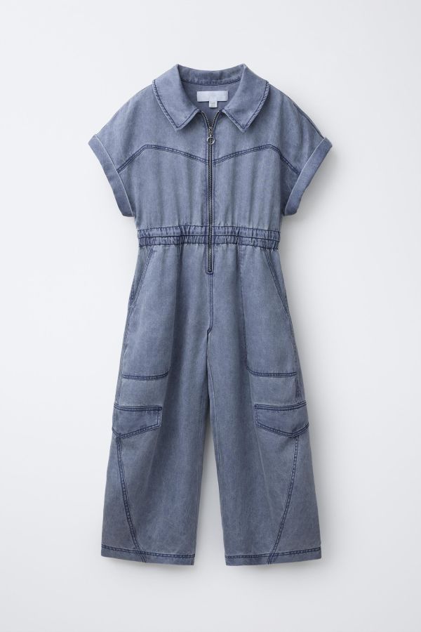 LONG FLOWY CARGO JUMPSUIT