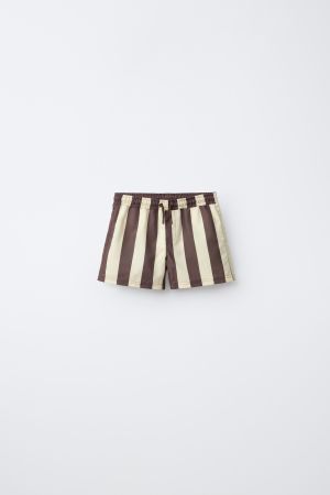 2-6 YEARS / STRIPED SWIM SHORTS