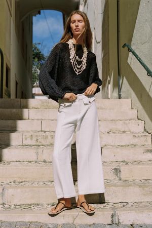 RUSTIC WEAVE CULOTTES