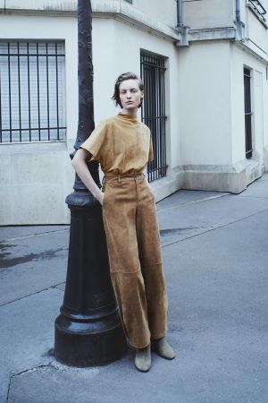 100% SUEDE LEATHER PANTS