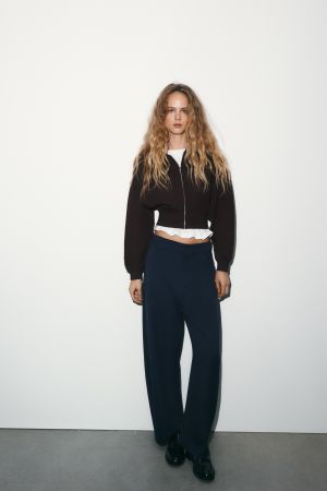 PINSTRIPE BALLOON PANTS