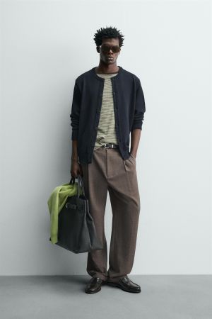 REGULAR FIT COTTON CARDIGAN