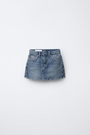 DENIM BERMUDA SKIRT