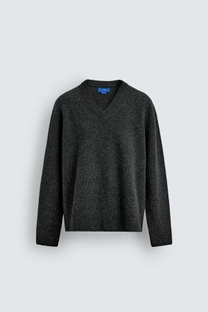 WOOL V-NECK JUMPER AARON LEVINE X ZARA