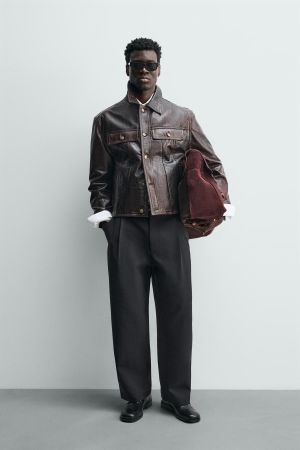 WASHED LEATHER JACKET