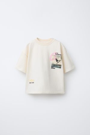 SURF PHOTO PRINT T-SHIRT