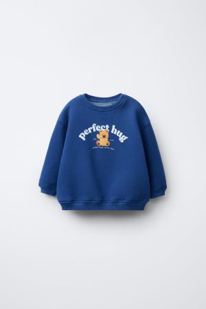 BEAR PRINT SWEATSHIRT