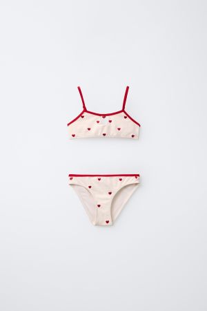 6-14 YEARS/ HEART STRUCTURE BIKINI