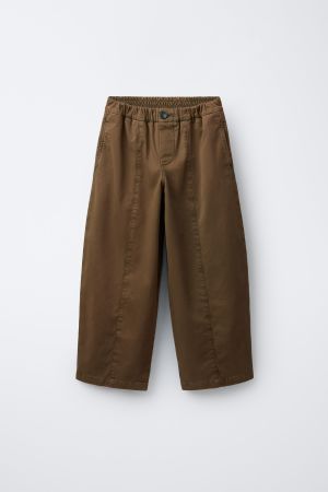 SEAM DETAIL BALLOON PANTS
