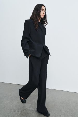 ZW COLLECTION HIGH-WAIST WIDE LEG PANTS
